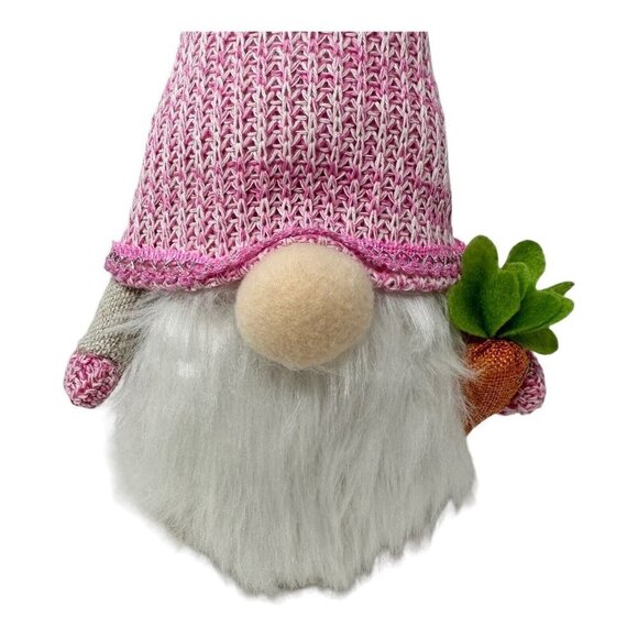 Bunny Boulevard Faceless Rabbit Gnome 13 in Easter Spring Pink Shelf Sitter - Picture 3 of 9